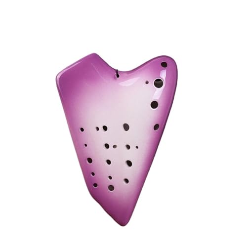 JTYUERWQ Mini-Okarina Ocarina DREI Röhren Gradient C Key AC Musikinstrument(Gradient Purple) von JTYUERWQ