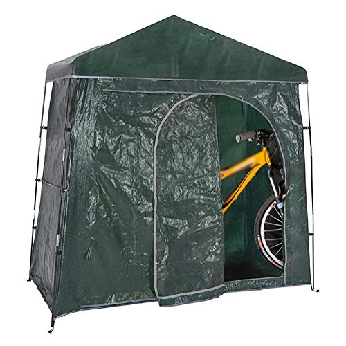 JTYX Fahrradzelt Hochleistungs-Platzsparender Fahrradschuppen im Freien, tragbares Zelt für die Aufbewahrung von Motorrädern im Garten von JTYX