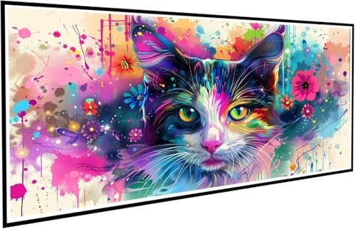 Diamond Painting Erwachsene Groß XXL 100x200cm, 5D Diamant Painting Bilder Diamond Paintings Kinder Katze, DIY Diamant Kunst Malerei Kreuzstich Stickerei Basteln Mädchen, Zimmer Deko Geschenk J2-592 Diamond Painting Erwachsene Groß XXL 100x200cm, 5D Diamant Painting Bilder Diamond Paintings Kinder Katze, DIY Diamant Kunst Malerei Kreuzstich Stickerei Basteln Mädchen, Zimmer Deko Geschenk J2-592 von JUAIYOON