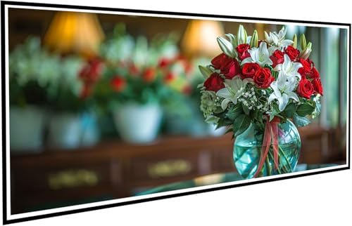 Diamond Painting Erwachsene Groß XXL 100x200cm, 5D Diamant Painting Bilder Diamond Paintings Kinder Rose, DIY Diamant Kunst Malerei Kreuzstich Stickerei Basteln Mädchen, Zimmer Deko Geschenk J2-436 von JUAIYOON