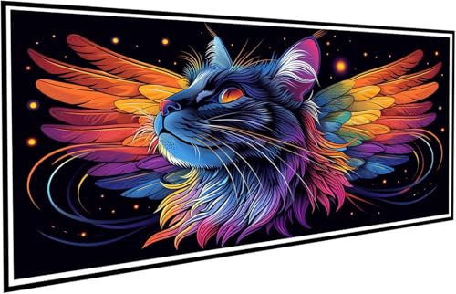 Diamond Painting Erwachsene Groß XXL 30x60cm, 5D Diamant Painting Bilder Diamond Paintings Kinder Feder, DIY Diamant Kunst Malerei Kreuzstich Stickerei Basteln Mädchen, Zimmer Deko Geschenk J2-468 von JUAIYOON