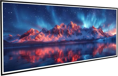 Diamond Painting Erwachsene Groß XXL 40x80cm, 5D Diamant Painting Bilder Diamond Paintings Kinder Berg, DIY Diamant Kunst Malerei Kreuzstich Stickerei Basteln Mädchen, Zimmer Deko Geschenk J2-452 von JUAIYOON