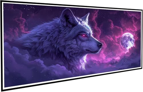 Diamond Painting Erwachsene Groß XXL 40x80cm, 5D Diamant Painting Bilder Diamond Paintings Kinder Wolf, DIY Diamant Kunst Malerei Kreuzstich Stickerei Basteln Mädchen, Zimmer Deko Geschenk J2-516 Diamond Painting Erwachsene Groß XXL 40x80cm, 5D Diamant Painting Bilder Diamond Paintings Kinder Wolf, DIY Diamant Kunst Malerei Kreuzstich Stickerei Basteln Mädchen, Zimmer Deko Geschenk J2-516 von JUAIYOON