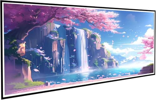 Diamond Painting Erwachsene Groß XXL 60x120cm,5D Diamant Painting Bilder Diamond Paintings Kinder Blütenblatt,DIY Diamant Kunst Malerei Kreuzstich Stickerei Basteln Mädchen,Zimmer Deko Geschenk J2-566 von JUAIYOON