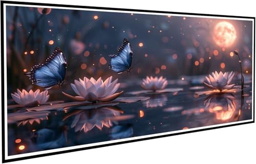 Diamond Painting Erwachsene Groß XXL 90x200cm, 5D Diamant Painting Bilder Diamond Paintings Kinder Mond, DIY Diamant Kunst Malerei Kreuzstich Stickerei Basteln Mädchen, Zimmer Deko Geschenk J2-410 von JUAIYOON