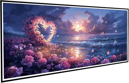 Diamond Painting Erwachsene Groß XXL 90x200cm, 5D Diamant Painting Bilder Diamond Paintings Kinder Rose, DIY Diamant Kunst Malerei Kreuzstich Stickerei Basteln Mädchen, Zimmer Deko Geschenk J2-582 Diamond Painting Erwachsene Groß XXL 90x200cm, 5D Diamant Painting Bilder Diamond Paintings Kinder Rose, DIY Diamant Kunst Malerei Kreuzstich Stickerei Basteln Mädchen, Zimmer Deko Geschenk J2-582 von JUAIYOON