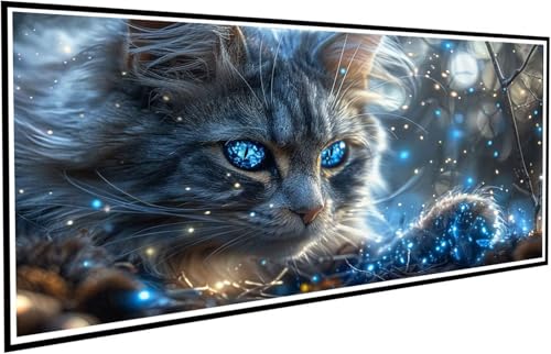 Diamond Painting Katze Diamant Painting Bilder Tier Diamond Paintings Erwachsene Groß XXL 90x200cm Diamonds Paintings Kinder DIY Mosaikherstellung Bastelset für Halloween Deko Wohnzimmer J2-591 Diamond Painting Katze Diamant Painting Bilder Tier Diamond Paintings Erwachsene Groß XXL 90x200cm Diamonds Paintings Kinder DIY Mosaikherstellung Bastelset für Halloween Deko Wohnzimmer J2-591 von JUAIYOON