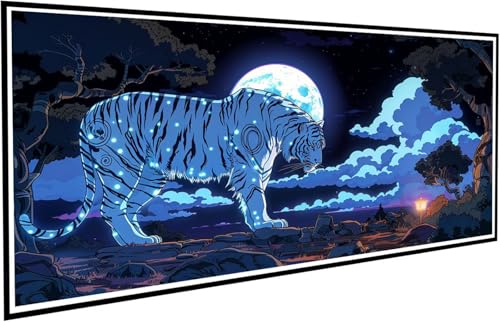 Diamond Painting Tiger Diamant Painting Bilder Landschaft Diamond Paintings Erwachsene Groß XXL 100x200cm Diamonds Paintings Kinder DIY Mosaikherstellung Bastelset für Halloween Deko Wohnzimmer J2-515 Diamond Painting Tiger Diamant Painting Bilder Landschaft Diamond Paintings Erwachsene Groß XXL 100x200cm Diamonds Paintings Kinder DIY Mosaikherstellung Bastelset für Halloween Deko Wohnzimmer J2-515 von JUAIYOON