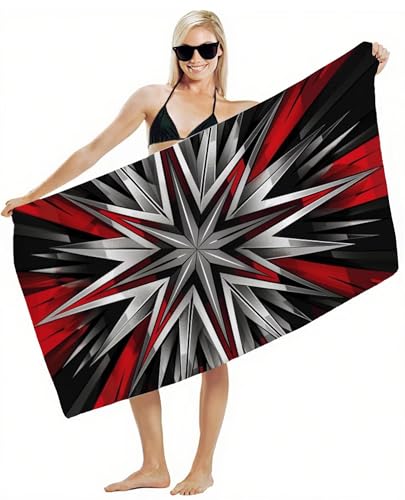 Mikrofaser Handtuch 100x180cm Strandtuch, Schnelltrocknend Stranddecke Sandfrei, Saugfähig, mit Gummiband & Wasserdichter Beutel Kordelzug, Badehandtuch für Pool Reise Gym Yoga, Strand Zubehör Y2-350 Mikrofaser Handtuch 100x180cm Strandtuch, Schnelltrocknend Stranddecke Sandfrei, Saugfähig, mit Gummiband & Wasserdichter Beutel Kordelzug, Badehandtuch für Pool Reise Gym Yoga, Strand Zubehör Y2-350 von JUAIYOON