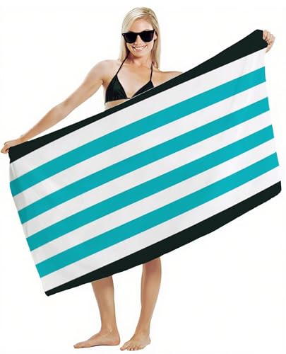 Mikrofaser Handtuch 220x100cm Strandtuch, Schnelltrocknend Stranddecke Sandfrei, Saugfähig, mit Gummiband & Wasserdichter Beutel Kordelzug, Badehandtuch für Pool Reise Gym Yoga, Strand Zubehör Y2-420 Mikrofaser Handtuch 220x100cm Strandtuch, Schnelltrocknend Stranddecke Sandfrei, Saugfähig, mit Gummiband & Wasserdichter Beutel Kordelzug, Badehandtuch für Pool Reise Gym Yoga, Strand Zubehör Y2-420 von JUAIYOON