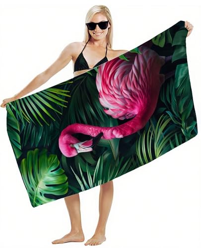 Mikrofaser Handtuch 60x120cm Strandtuch, Schnelltrocknend Stranddecke Sandfrei, Saugfähig, mit Gummiband & Wasserdichter Beutel Kordelzug, Badehandtuch für Pool Reise Gym Yoga, Strand Zubehör Y2-386 Mikrofaser Handtuch 60x120cm Strandtuch, Schnelltrocknend Stranddecke Sandfrei, Saugfähig, mit Gummiband & Wasserdichter Beutel Kordelzug, Badehandtuch für Pool Reise Gym Yoga, Strand Zubehör Y2-386 von JUAIYOON
