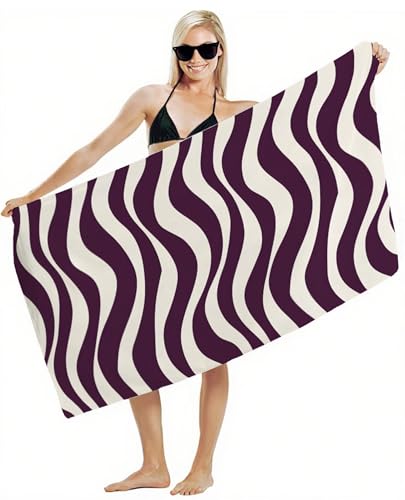 Mikrofaser Handtuch 60x120cm Strandtuch, Schnelltrocknend Stranddecke Sandfrei, Saugfähig, mit Gummiband & Wasserdichter Beutel Kordelzug, Badehandtuch für Pool Reise Gym Yoga, Strand Zubehör Y2-342 Mikrofaser Handtuch 60x120cm Strandtuch, Schnelltrocknend Stranddecke Sandfrei, Saugfähig, mit Gummiband & Wasserdichter Beutel Kordelzug, Badehandtuch für Pool Reise Gym Yoga, Strand Zubehör Y2-342 von JUAIYOON