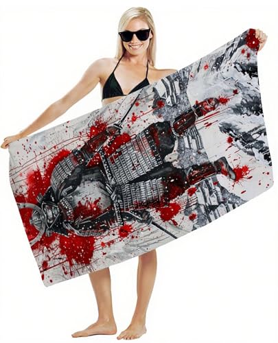 Mikrofaser Handtuch 60x120cm Strandtuch, Schnelltrocknend Stranddecke Sandfrei, Saugfähig, mit Gummiband & Wasserdichter Beutel Kordelzug, Badehandtuch für Pool Reise Gym Yoga, Strand Zubehör Y2-362 Mikrofaser Handtuch 60x120cm Strandtuch, Schnelltrocknend Stranddecke Sandfrei, Saugfähig, mit Gummiband & Wasserdichter Beutel Kordelzug, Badehandtuch für Pool Reise Gym Yoga, Strand Zubehör Y2-362 von JUAIYOON