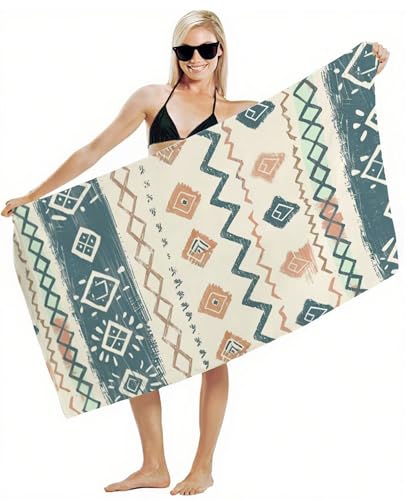 Mikrofaser Handtuch 70x140cm Strandtuch, Schnelltrocknend Stranddecke Sandfrei, Saugfähig, mit Gummiband & Wasserdichter Beutel Kordelzug, Badehandtuch für Pool Reise Gym Yoga, Strand Zubehör Y2-388 Mikrofaser Handtuch 70x140cm Strandtuch, Schnelltrocknend Stranddecke Sandfrei, Saugfähig, mit Gummiband & Wasserdichter Beutel Kordelzug, Badehandtuch für Pool Reise Gym Yoga, Strand Zubehör Y2-388 von JUAIYOON