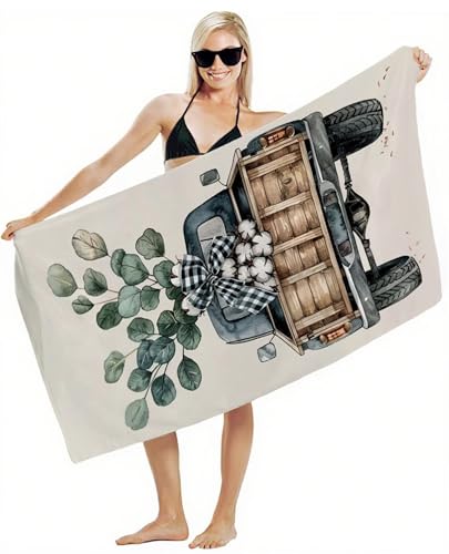 Mikrofaser Handtuch 80x180cm Strandtuch, Schnelltrocknend Stranddecke Sandfrei, Saugfähig, mit Gummiband & Wasserdichter Beutel Kordelzug, Badehandtuch für Pool Reise Gym Yoga, Strand Zubehör Y2-360 Mikrofaser Handtuch 80x180cm Strandtuch, Schnelltrocknend Stranddecke Sandfrei, Saugfähig, mit Gummiband & Wasserdichter Beutel Kordelzug, Badehandtuch für Pool Reise Gym Yoga, Strand Zubehör Y2-360 von JUAIYOON