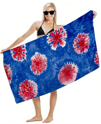 Mikrofaser Handtuch 90x180cm Strandtuch, Schnelltrocknend Stranddecke Sandfrei, Saugfähig, mit Gummiband & Wasserdichter Beutel Kordelzug, Badehandtuch für Pool Reise Gym Yoga, Strand Zubehör Y2-352 Mikrofaser Handtuch 90x180cm Strandtuch, Schnelltrocknend Stranddecke Sandfrei, Saugfähig, mit Gummiband & Wasserdichter Beutel Kordelzug, Badehandtuch für Pool Reise Gym Yoga, Strand Zubehör Y2-352 von JUAIYOON