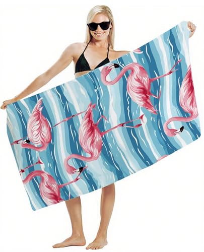 Mikrofaser Handtuch 90x180cm Strandtuch, Schnelltrocknend Stranddecke Sandfrei, Saugfähig, mit Gummiband & Wasserdichter Beutel Kordelzug, Badehandtuch für Pool Reise Gym Yoga, Strand Zubehör Y2-410 Mikrofaser Handtuch 90x180cm Strandtuch, Schnelltrocknend Stranddecke Sandfrei, Saugfähig, mit Gummiband & Wasserdichter Beutel Kordelzug, Badehandtuch für Pool Reise Gym Yoga, Strand Zubehör Y2-410 von JUAIYOON