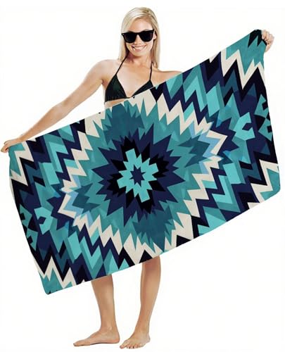 Strandtuch XXL 220x100cm Mikrofaser Handtuch, Schnelltrocknend Sandfrei Leicht mit Gummiband & Druckknöpfen, Kompakt Super Saugfähig, Badetuch für Damen Herren Kinder, Strandurlaub Must Haves Y2-365 Strandtuch XXL 220x100cm Mikrofaser Handtuch, Schnelltrocknend Sandfrei Leicht mit Gummiband & Druckknöpfen, Kompakt Super Saugfähig, Badetuch für Damen Herren Kinder, Strandurlaub Must Haves Y2-365 von JUAIYOON