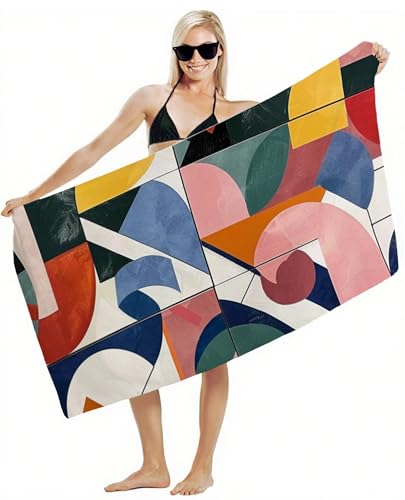 Strandtuch XXL 90x200cm Mikrofaser Handtuch, Schnelltrocknend Sandfrei Leicht mit Gummiband & Druckknöpfen, Kompakt Super Saugfähig, Badetuch für Damen Herren Kinder, Strandurlaub Must Haves Y2-349 Strandtuch XXL 90x200cm Mikrofaser Handtuch, Schnelltrocknend Sandfrei Leicht mit Gummiband & Druckknöpfen, Kompakt Super Saugfähig, Badetuch für Damen Herren Kinder, Strandurlaub Must Haves Y2-349 von JUAIYOON