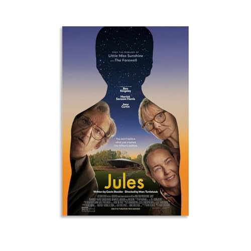 Jules Poster auf Leinwand, Wandkunstdrucke, Poster, Vintage-Kunst, ästhetische Dekoration für Zimmer, 60 x 90 cm, ungerahmter Stil Jules Poster auf Leinwand, Wandkunstdrucke, Poster, Vintage-Kunst, ästhetische Dekoration für Zimmer, 60 x 90 cm, ungerahmter Stil von JUAWEYQOEA