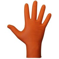 Agility Grip puderfreier Nitrilhandschuh Größe 10 JUBA – Orange von JUBA