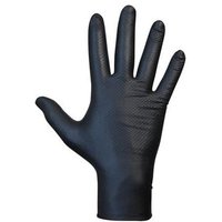Agility Grip puderfreier Nitrilhandschuh Größe 10 Juba Schwarz von JUBA