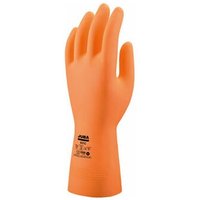 Latex-handschuh ohne träger 621C chemie t 7 orange - 621C/7 von JUBA