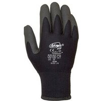 Nylon/acryl-handschuh, handfläche aus pvc t 8 schwarz - NI00/8 von JUBA
