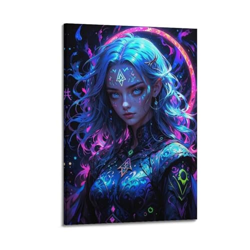 JUBHGGU Poster mit königlicher Hexe, dekoratives Gemälde, Leinwand, Wandposter und Kunstdruck, modernes Familienschlafzimmer-Dekor-Poster, 20 x 30 cm JUBHGGU Poster mit königlicher Hexe, dekoratives Gemälde, Leinwand, Wandposter und Kunstdruck, modernes Familienschlafzimmer-Dekor-Poster, 20 x 30 cm von JUBHGGU