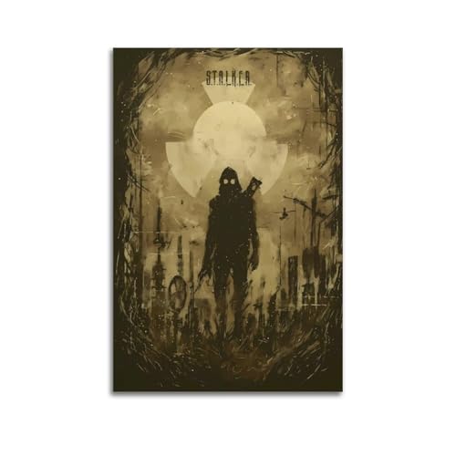 JUBHGGU S.T.A.L.K.E.R Spielposter, dekoratives Gemälde, Leinwand, Wandposter und Kunstdruck, moderne Familienschlafzimmer-Dekoration, Poster, 60 x 90 cm JUBHGGU S.T.A.L.K.E.R Spielposter, dekoratives Gemälde, Leinwand, Wandposter und Kunstdruck, moderne Familienschlafzimmer-Dekoration, Poster, 60 x 90 cm von JUBHGGU