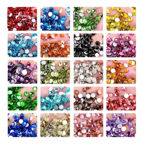 JUCHRZEY 10000pcs -Malerei Perlen 20 Farben DIY Round Art Kit for Erwachsene JUCHRZEY 10000pcs -Malerei Perlen 20 Farben DIY Round Art Kit for Erwachsene von JUCHRZEY