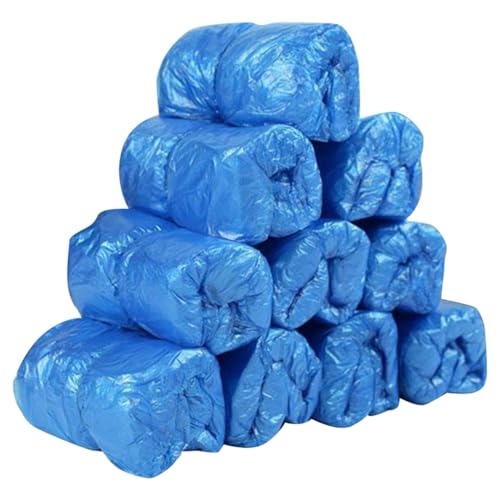 JUCHRZEY Automatischer Schuhüberzugsspender mit 100 Stück Einweg-Schuhüberzügen, tragbarer intelligenter Überschuhspender, freihändig for regnerische Innenböden von JUCHRZEY