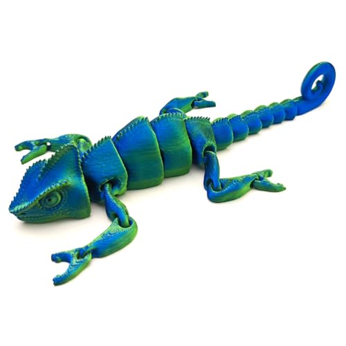 JUCHRZEY Flexible Gelenk-Tier-Lacertid-Figuren, 3D-Drucksachen, günstige 3D-Druck-Chamäleon-Kleinspielzeuge, 3D-Eidechsen-Modell, Heimtisch-Ornamente JUCHRZEY Flexible Gelenk-Tier-Lacertid-Figuren, 3D-Drucksachen, günstige 3D-Druck-Chamäleon-Kleinspielzeuge, 3D-Eidechsen-Modell, Heimtisch-Ornamente von JUCHRZEY
