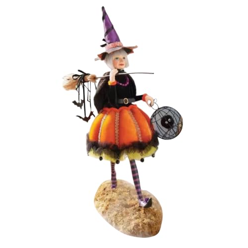 JUCHRZEY Halloween-Hexenstatue, Kunstharz, Hexenpuppe, Statue, Hexe, Heimdekoration, Skulptur for Zuhause, Wohnzimmer, Schlafzimmer, Dekoration JUCHRZEY Halloween-Hexenstatue, Kunstharz, Hexenpuppe, Statue, Hexe, Heimdekoration, Skulptur for Zuhause, Wohnzimmer, Schlafzimmer, Dekoration von JUCHRZEY