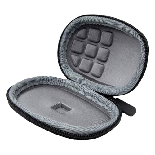 JUCHRZEY -Hartschalen-Reisetasche, schwarz, stoßfest, Hartschalen-Tragetasche, wasserdicht, stoßfest, for Xiaomi Portable Mouse 3 Zubehör von JUCHRZEY