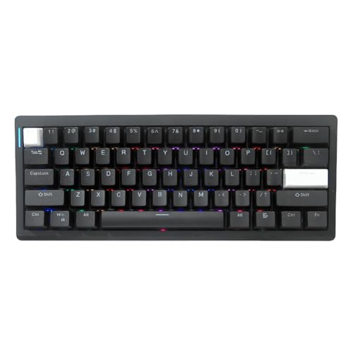 JUCHRZEY Kabellose, maßgeschneiderte mechanische Tastatur, RGB-Gaming-Tastatur mit Hintergrundbeleuchtung, Hot-Swap-fähige Computertastatur, kabelgebunden/Bluetooth-kompatibel, 5.0/2,4 G, 61 JUCHRZEY Kabellose, maßgeschneiderte mechanische Tastatur, RGB-Gaming-Tastatur mit Hintergrundbeleuchtung, Hot-Swap-fähige Computertastatur, kabelgebunden/Bluetooth-kompatibel, 5.0/2,4 G, 61 von JUCHRZEY