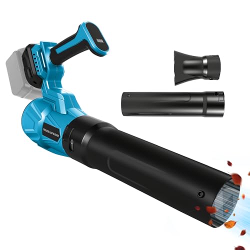 Akku Laubbläser für Makita 18V Akku, 360W Elektrischer Laubbläser, 5-Gang bis zu 46m/s Laubgebläse, Laubpuster für Garten Rasenpflege Akku Laubbläser für Makita 18V Akku, 360W Elektrischer Laubbläser, 5-Gang bis zu 46m/s Laubgebläse, Laubpuster für Garten Rasenpflege von JUDANNA