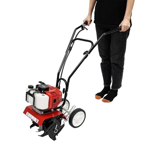 JUDEMII 52CC Benzin Motorhacke Gartenfräse 2-Takt Ackerfräse Kultivator Gartenfräse mit 35cm Bodenbearbeitung Breite Motorhacke Kultivator Geeignet für Pflügen Ackern Furchen ziehen Unkraut JUDEMII 52CC Benzin Motorhacke Gartenfräse 2-Takt Ackerfräse Kultivator Gartenfräse mit 35cm Bodenbearbeitung Breite Motorhacke Kultivator Geeignet für Pflügen Ackern Furchen ziehen Unkraut von JUDEMII
