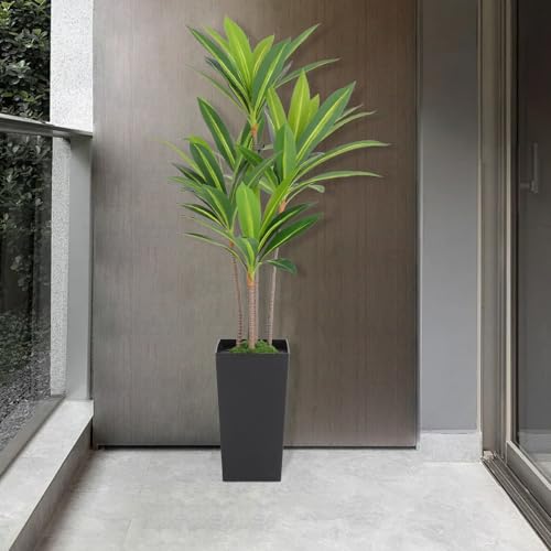 Künstlicher Dracaenabaum 150cm, Perfekte künstliche Pflanzen im Topf, Fake Plant deko für Wohnzimmer Balkon Schlafzimmer Büro Perfektes Einweihungsgeschenk Künstlicher Dracaenabaum 150cm, Perfekte künstliche Pflanzen im Topf, Fake Plant deko für Wohnzimmer Balkon Schlafzimmer Büro Perfektes Einweihungsgeschenk von JUDEMII