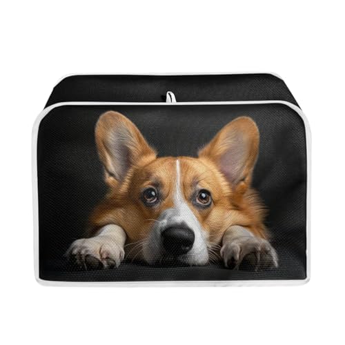 JUDENTIDOS Funny Corgi Toaster Covers Bread Oven Protector Cover 2 Slice Toaster Accessories Washable Covers Dustproof Bread Maker Toaster Covers JUDENTIDOS Funny Corgi Toaster Covers Bread Oven Protector Cover 2 Slice Toaster Accessories Washable Covers Dustproof Bread Maker Toaster Covers von JUDENTIDOS