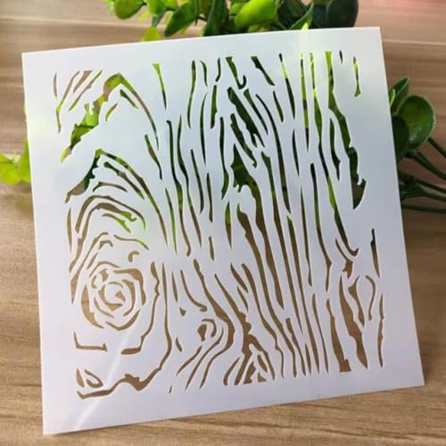 Schablonen zum Malen auf Holz, 13 x 13 cm, Blumen-Zeichenschablonen-Set zum Malen auf Holz, Wand, Stoff, Tür, Veranda, Felsen, Bastelzubehör, Stil 11 Schablonen zum Malen auf Holz, 13 x 13 cm, Blumen-Zeichenschablonen-Set zum Malen auf Holz, Wand, Stoff, Tür, Veranda, Felsen, Bastelzubehör, Stil 11 von JUDUOYANXIAN