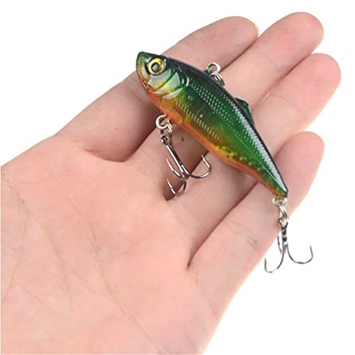 JUGALIADC Fischköder Sinking Vib Angelköder 6cm 11g Plastic Bionic Vibration Hard Bait Angelhaken von JUGALIADC