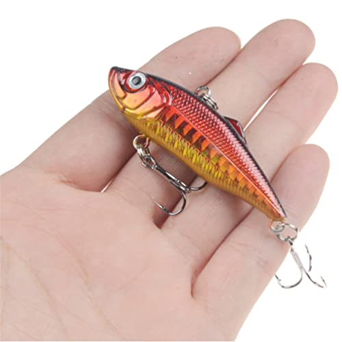 JUGALIADC Fischköder Sinking Vib Angelköder 6cm 11g Plastic Bionic Vibration Hard Bait Angelhaken JUGALIADC Fischköder Sinking Vib Angelköder 6cm 11g Plastic Bionic Vibration Hard Bait Angelhaken von JUGALIADC