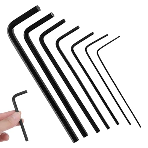 JUGUTA 7Pcs Schwarz 0,7 Mm-3 Mm Mini Sechskant Inbusschlüssel Set - Mini Schraubenschlüssel Werkzeugsatz - Geeignet Für Filigrane Arbeiten JUGUTA 7Pcs Schwarz 0,7 Mm-3 Mm Mini Sechskant Inbusschlüssel Set - Mini Schraubenschlüssel Werkzeugsatz - Geeignet Für Filigrane Arbeiten von JUGUTA
