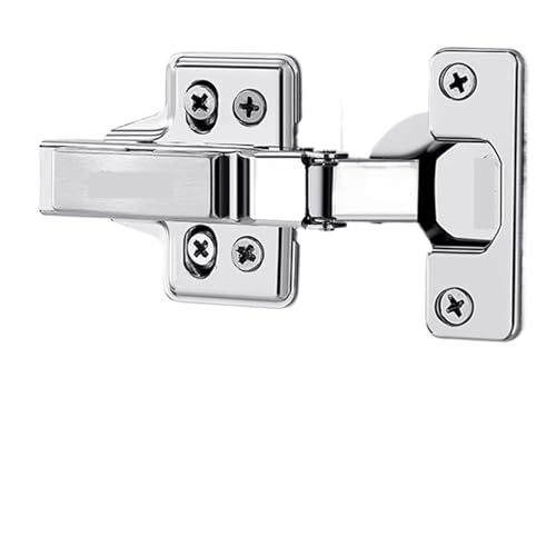 1 Stück Hydraulikscharniere aus Edelstahl for Küchenschränke mit sanftem Schließmechanismus – langlebige Möbelbeschläge mit einfacher Installation(Blackembed) von JUJUJ