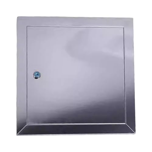 1 Stück langlebiges Zugangstürpaneel aus Edelstahl mit Schlüsselloch – vielseitige Inspektionstür for den Innen- und Außenbereich(12x12in) von JUJUJ