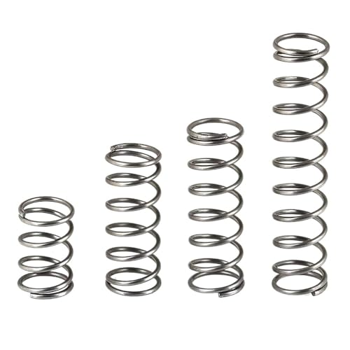 10Pcs Compression Springs - 0.5mm Wire Diameter, 3mm-10mm Outer Diameter, for DIY Projects and Engineering(4mmx20mm) von JUJUJ
