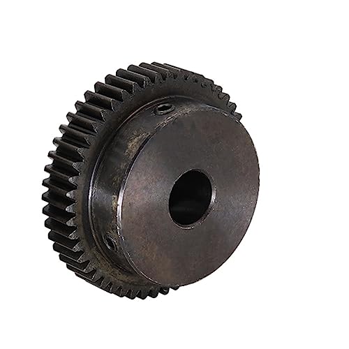 1M 50–58T Ritzel – 45 Kohlenstoffstahl, 6–15 mm Bohrung for Landwirtschaft/Auto/Mechanik(55 Teeth 12 mm) von JUJUJ