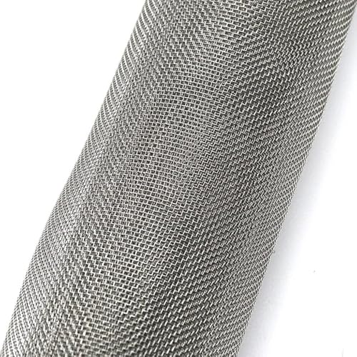 2 Stück 15 x 15 cm 304 Edelstahl-Drahtgeflechtplatten – 10–400 Maschenweite for Lüftungsabdeckungen, Haus, Küche, Garten(300Mesh) von JUJUJ