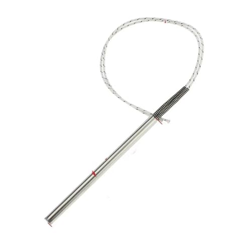 2 Stück 220 V Heizpatrone, 10 mm röhrenförmiges elektrisches Heizelement for 3D-Druck, Automobil- und Lebensmittelverarbeitung(100w 10x50mm) von JUJUJ